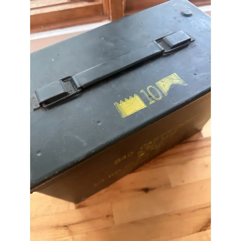 USGI Military 5.56mm M855 Ammo Can 840 Round Steel Ammunition Storage Box GI